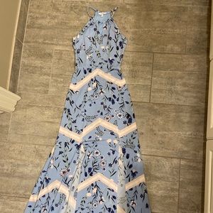 Light blue floral sundress
